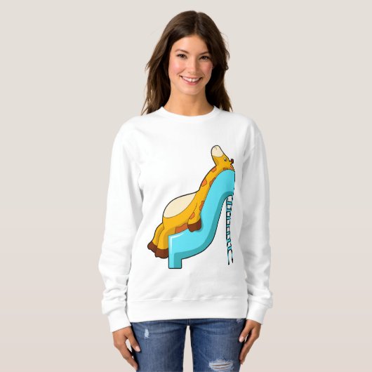 Sweatshirt Diapositive Giraffe (Devant entier)