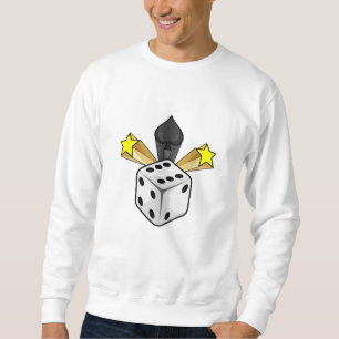 Sweatshirt Dice au Poker avec pique et étoiles