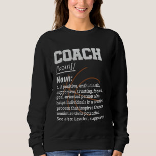 Sweatshirt Dictionnaire D'Entraîneurs De Basketball Définitio