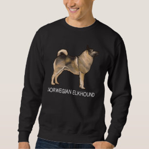 Sweatshirt Dien Elkhound Norvégien Fou Chien