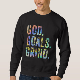 Sweatshirt Dieu Buts Grind Faith Chrétien Religieux Vintage