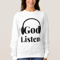 Dieu écoute une citation basée sur la foi Femmes