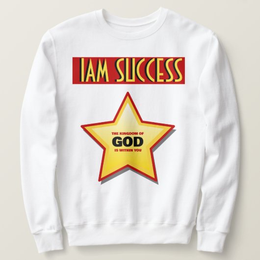 SWEATSHIRT DIEU EST À L'INTÉRIEUR (Design devant)