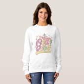 Sweatshirt Dieu est bon Jésus (Devant entier)