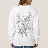 Sweatshirt Dieu est dans son psaume 46:5 Bible Verse Apparel (Dos)