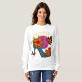 Sweatshirt Dieu est en elle (Devant entier)
