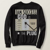 SWEATSHIRT DIEU EST LA PRISE (Design dos)