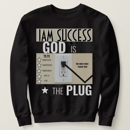 SWEATSHIRT DIEU EST LA PRISE (Design devant)