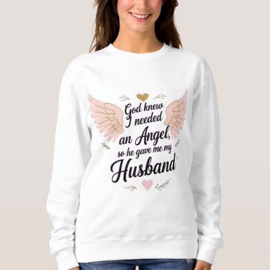 Sweatshirt Dieu savait..... (Devant)