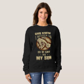Sweatshirt Dieu Savait Que J'Avais Besoin D'Un Ange Pour Me D (Devant entier)