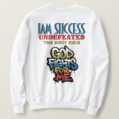 SWEATSHIRT DIEU SE BAT POUR MOI (Design dos)
