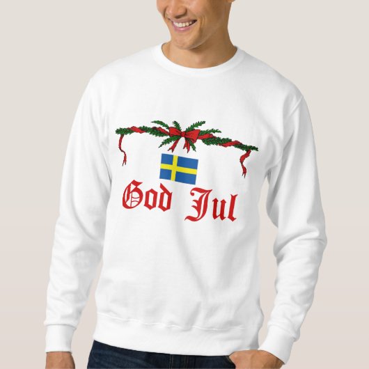 Sweatshirt Dieu suédois juillet (Joyeux Noël) (Devant)