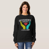 Sweatshirt Difference Maker Proud Social Worker (Devant entier)
