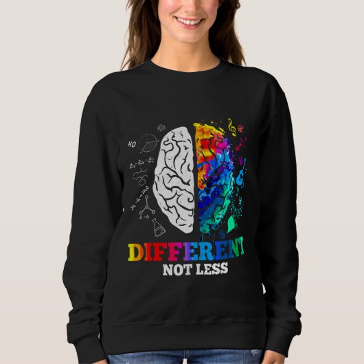 Sweatshirt Différentes Sensibilisations sur l'autisme, pas mo (Devant)