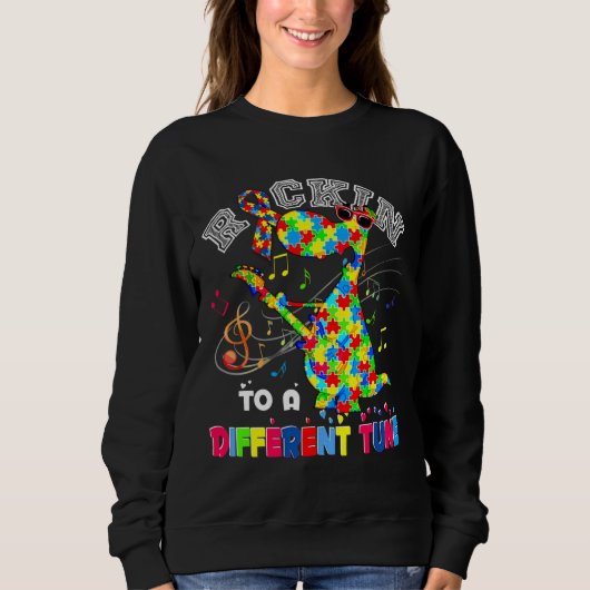 Sweatshirt Différentes Sensibilisations sur l'autisme Tunes P (Devant)