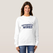 Sweatshirt Differently Wired – Autism Awareness Month Blue  (Devant entier)
