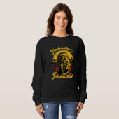 Sweatshirt Diffuseur de podcast Paradis de diffusion Enregist (Devant entier)