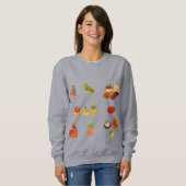 Sweatshirt Diffusion de tapas espagnoles (Devant entier)