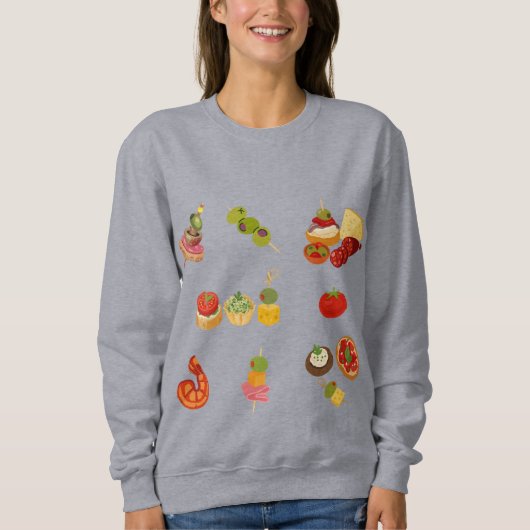 Sweatshirt Diffusion de tapas espagnoles (Devant)