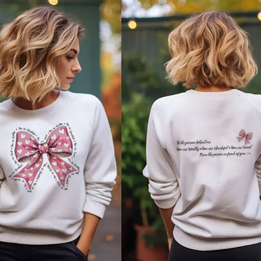 Sweatshirt Digne, Belle et Aimée