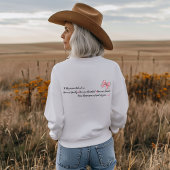 Sweatshirt Digne, Belle et Aimée