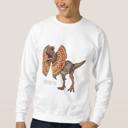 Sweatshirt Dilophosaurus dessin animé (Devant)