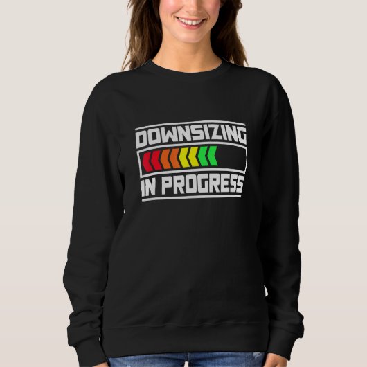 Sweatshirt Diminution En Cours Perte De Poids (Devant)