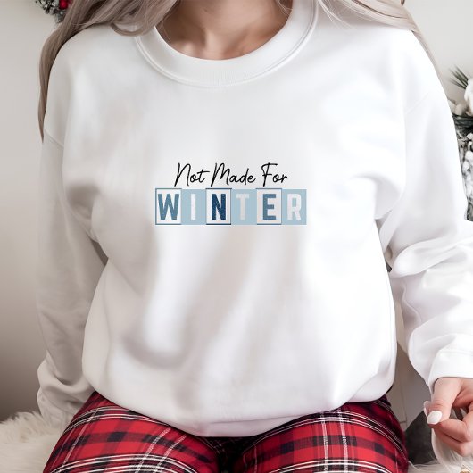 Sweatshirt d'impression tendance non fait pour hiv