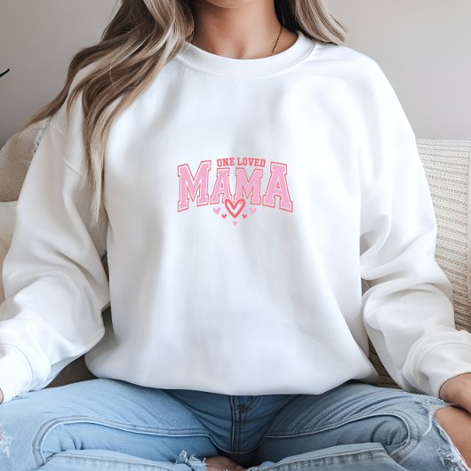 Sweatshirt d'impression tendance One Loved Mama