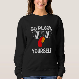 Sweatshirt Dinde Visage Adulte Action de grâce