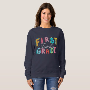 Sweatshirt Dino 1er GRADE Escadron école d'enseignant