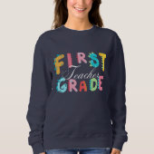 Sweatshirt Dino 1er GRADE Escadron école d'enseignant (Devant)