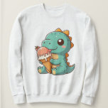 Sweatshirt Dino mignonne de glace mangeur<br><div class="desc">.</div>