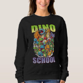 Sweatshirt dino school cute graphic (Devant)