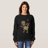 Sweatshirt Dinosaur 4 juillet Garçons Enfants Dino Drapeau Am (Devant entier)
