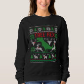 Sweatshirt Dinosaur Christmas Tree  Christmas (Devant)