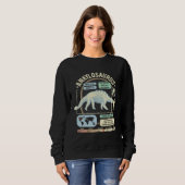 Sweatshirt Dinosaur Facts Ankylosaurus Science & Anatomy Gift (Devant entier)