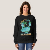 Sweatshirt Dinosaur Frère 3 Frères Big Little Middle Rawer (Devant entier)