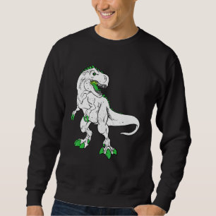 Sweatshirt Dinosaur Jour de la Saint Patrick Garçons Enfants 