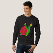 Sweatshirt Dinosaur Watermelon 4 Juillet Melonsaurs (Devant entier)