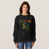 Sweatshirt Dinosaure Accepter Comprendre Amour Sensibilisatio (Devant entier)