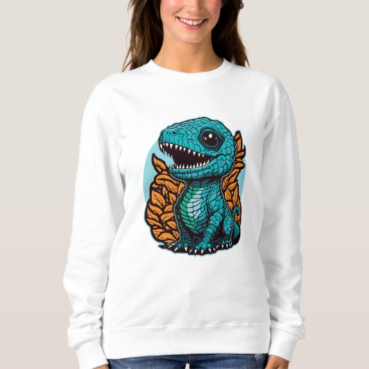 Sweatshirt Dinosaure Bébé mignon (Devant)