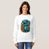 Sweatshirt Dinosaure Bébé mignon (Devant entier)