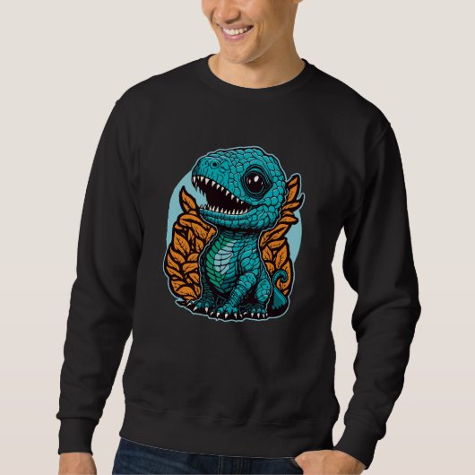 Sweatshirt Dinosaure Bébé mignon (Devant)