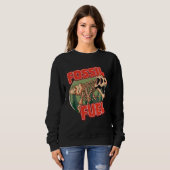 Sweatshirt Dinosaure "Carburant fossile" (Devant entier)