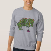 Sweatshirt Dinosaure coloré (Devant)