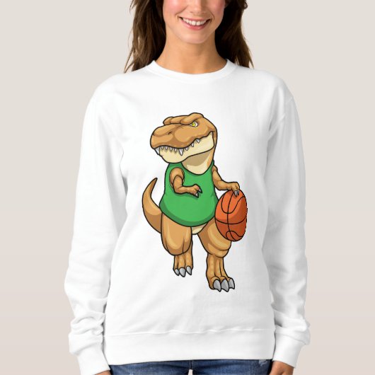 Sweatshirt Dinosaure dans Sports avec basket-ball (Devant)