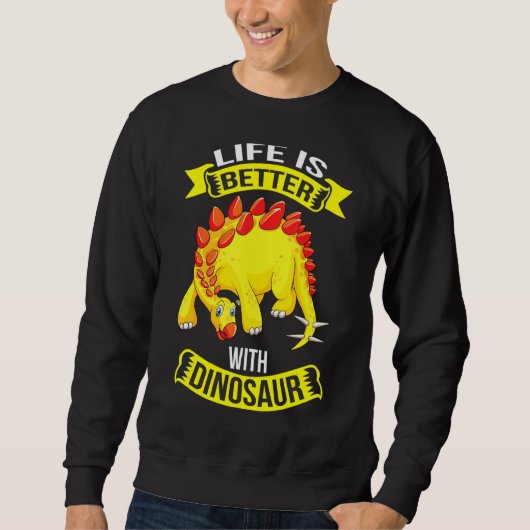 Sweatshirt Dinosaure Du Crétacé Période Cute Dinos (Devant)