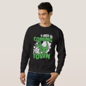 Sweatshirt Dinosaure Trex Paléontologue Dino (Devant entier)