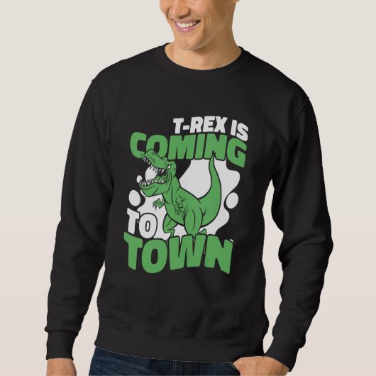 Sweatshirt Dinosaure Trex Paléontologue Dino (Devant)